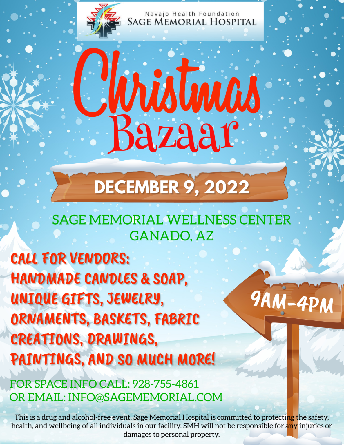 Christmas Bazaar Navajo Health Foundation Sage Memorial Hospital