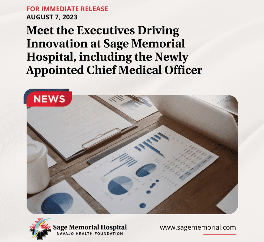 Meet the Executives Driving Innovation at Sage Memorial Hospital, including the Newly Appointed Chief Medical Officer