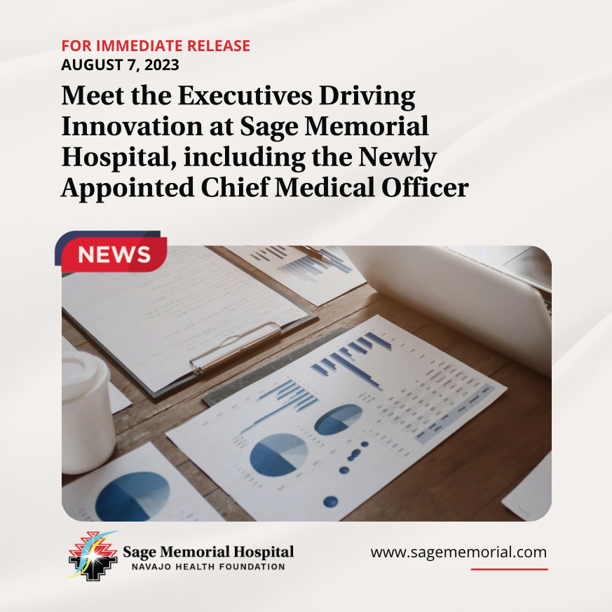 Meet the Executives Driving Innovation at Sage Memorial Hospital, including the Newly Appointed Chief Medical Officer