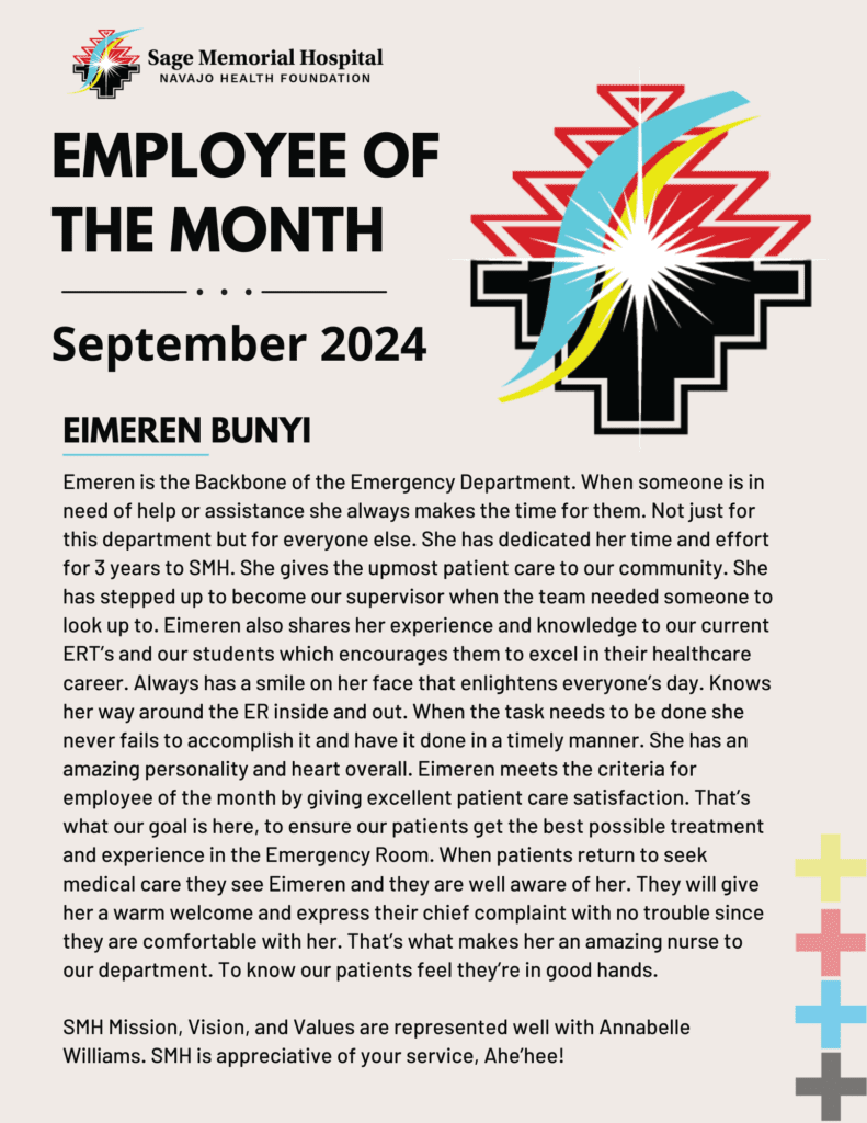 Employee of the Month - September 2024 - Eimeren Bunyi