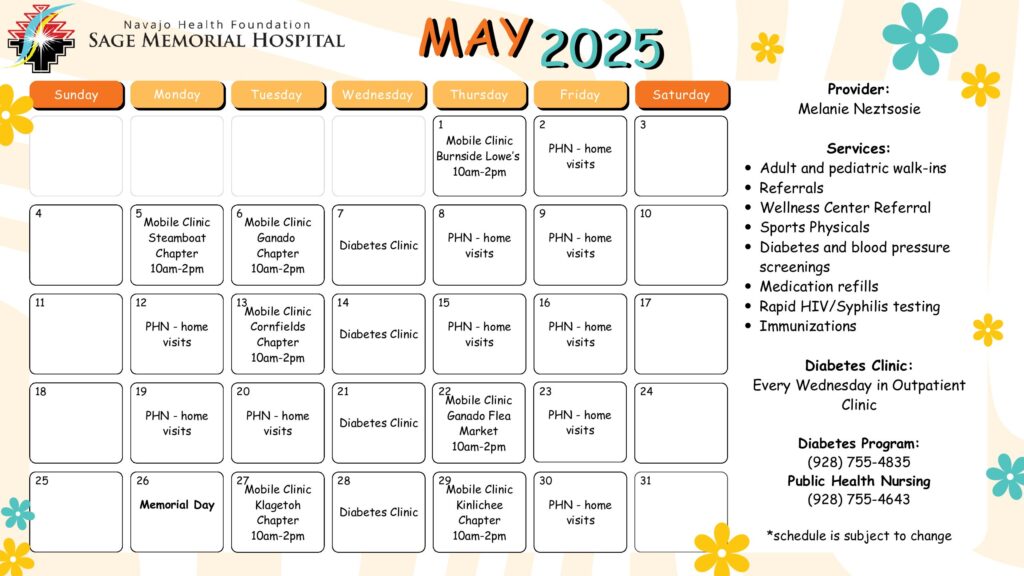 May 2025 Mobile Clinic Schedule is Here